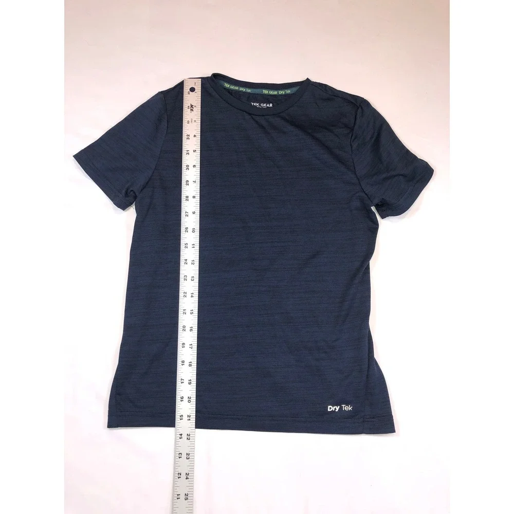 Boys Tek Gear Dry Tek Shirt and Gymboree Striped Board Shorts Swim Set Navy Blue